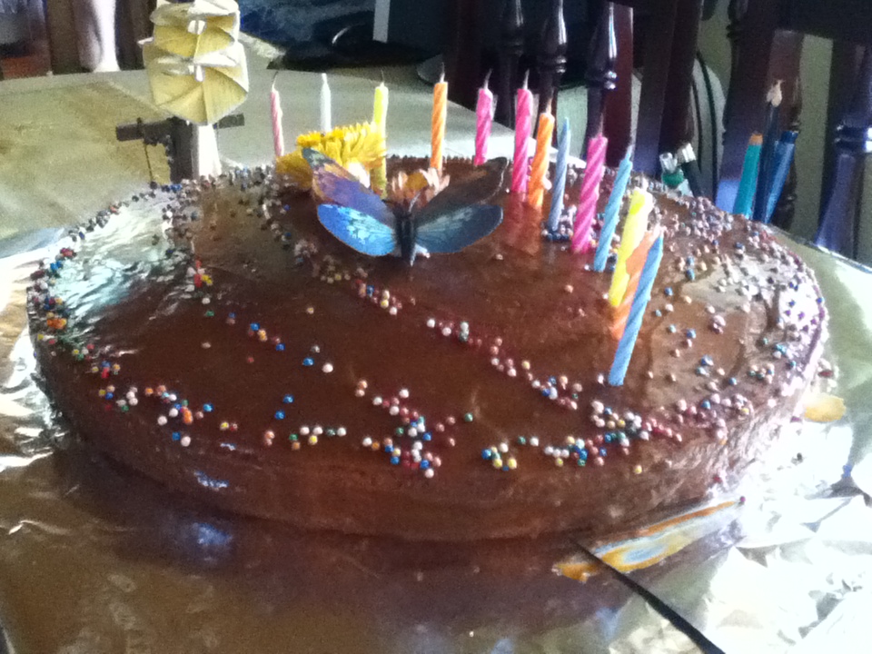 Pastel de cumpleaños que me hizo mami